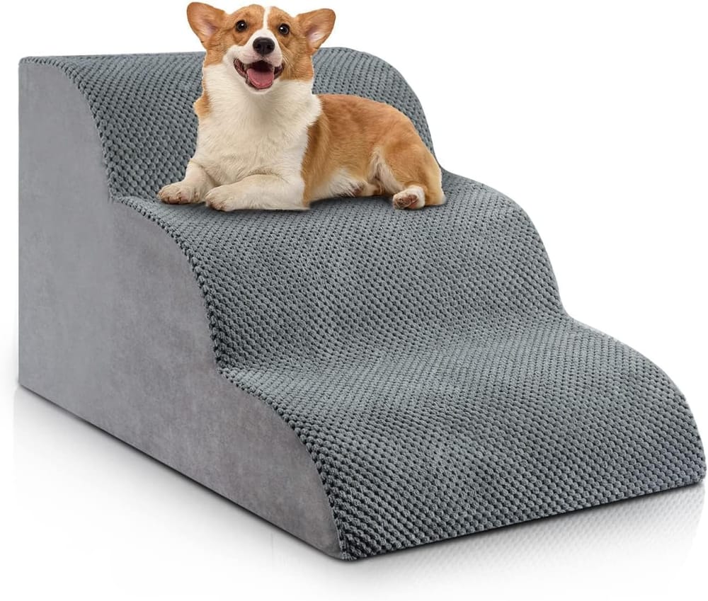 Chic Threads 3-Step Dog Stairs