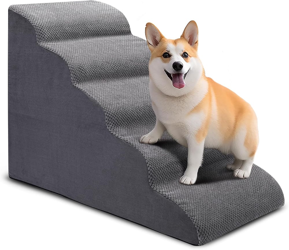 CiWiVOKi 5-Tier Dog Stairs, 24 Inch