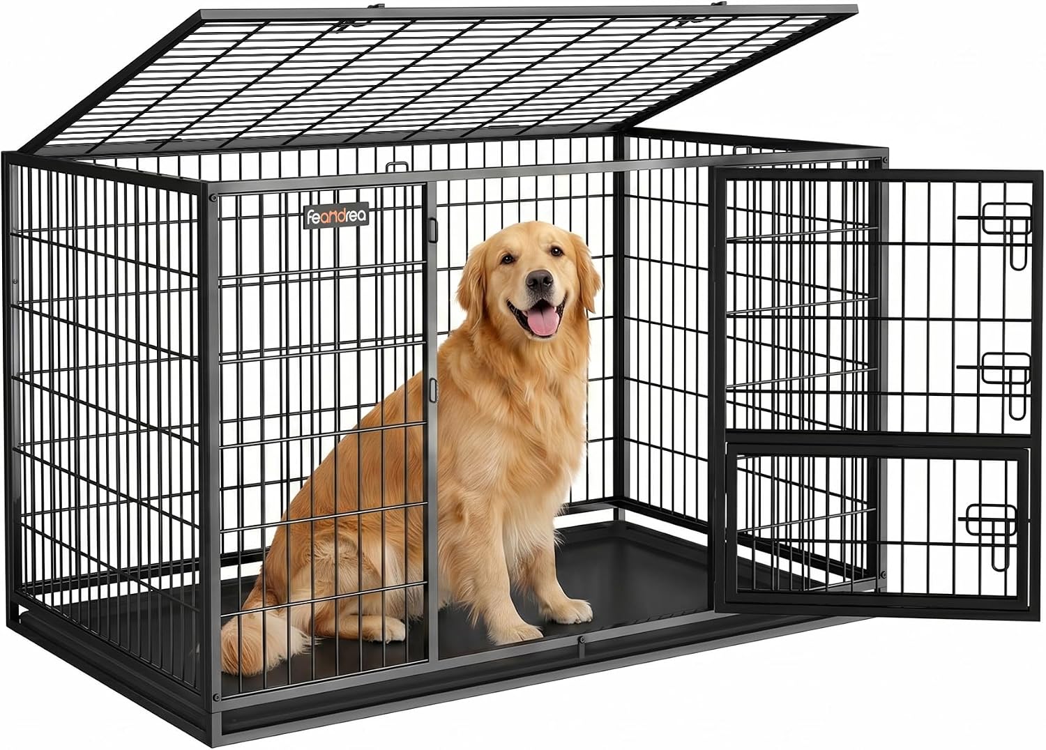 Feandrea 48 inch Heavy Duty Dog Crate