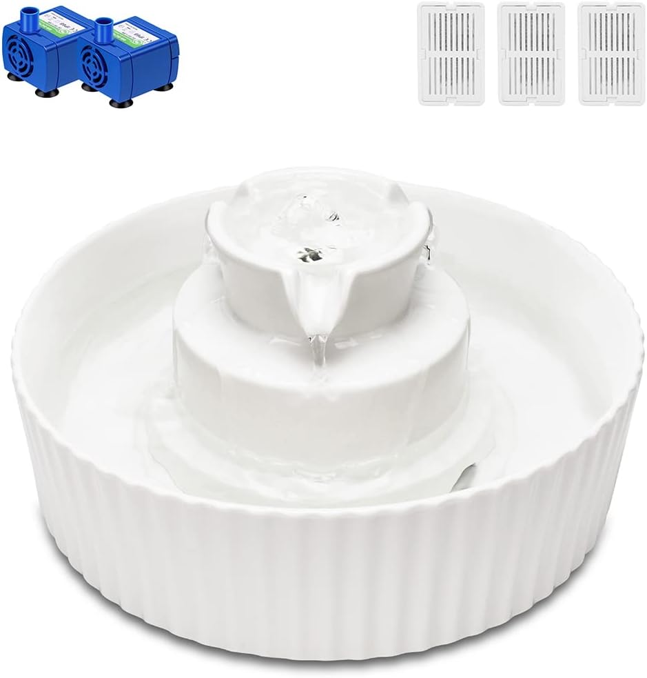 Wonder Creature Ceramic Cat Water Fountain